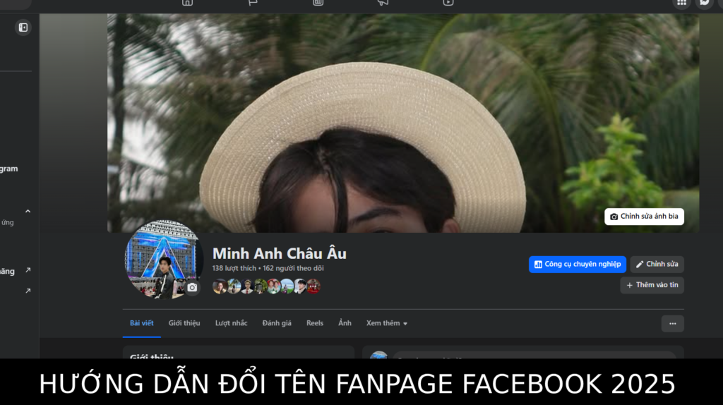Cách đổi tên fanpage Facebook trên điện thoại và máy tính huong dan doi ten fanpage facebook